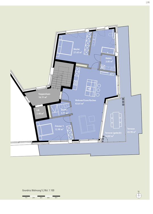 Projektvorankündigung - exklusive Attikawohnung mit unverbaubarer Aussicht. Neue Preise - B5 5