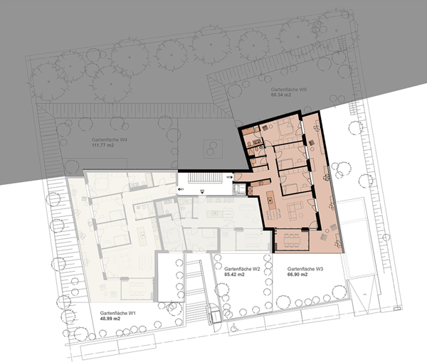 Exklusive Gartenwohnung mit hoher Energieeffizienz und unverbaubarer Aussicht.Neue Preise! - W3 6