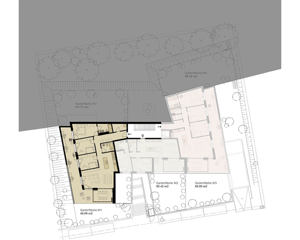 Exklusive Gartenwohnung mit hoher Energieeffizienz und unverbaubarer Aussicht. Neue Preise! - W1 6
