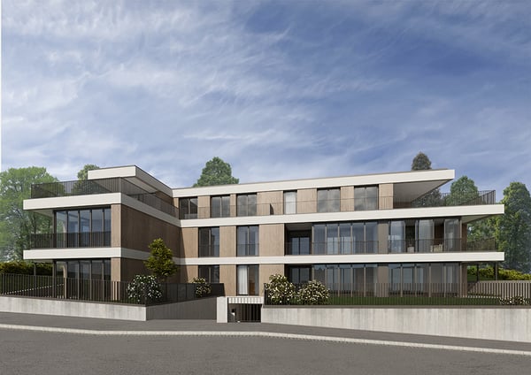 Exklusive Gartenwohnung mit hoher Energieeffizienz und unverbaubarer Aussicht. Neue Preise! - W1 1