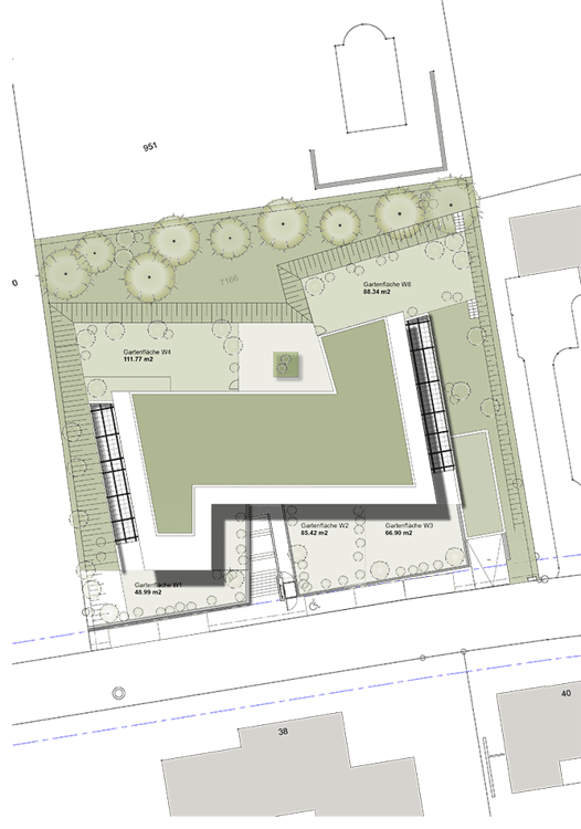 Exklusive Gartenwohnung mit hoher Energieeffizienz und unverbaubarer Aussicht. Neue Preise! - W1 8