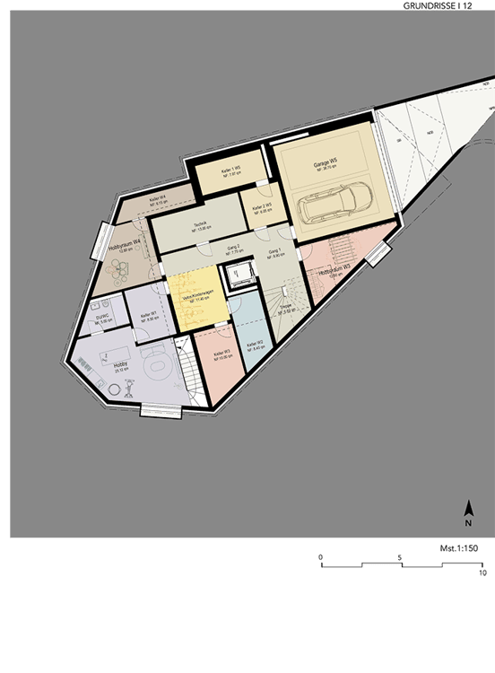 Helle und grösszügige 1.5-Zimmer-Geschosswohnung mit Hobbyraum und Aussicht - W4 6