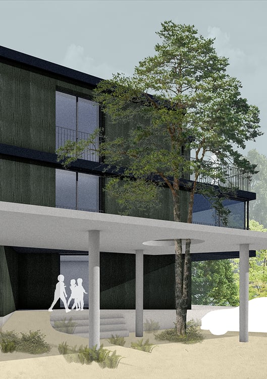 Helle und grösszügige 1.5-Zimmer-Geschosswohnung mit Hobbyraum und Aussicht - W4 3