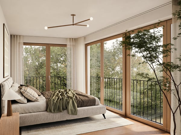 Ruhige und moderne Gartenwohnung mit romantischem Aussenraum und Waldsicht - W6 11