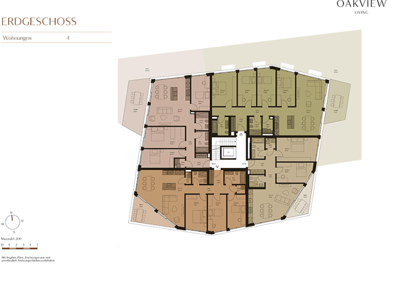 Ruhige und moderne Gartenwohnung mit romantischem Aussenraum und Waldsicht - W6 4