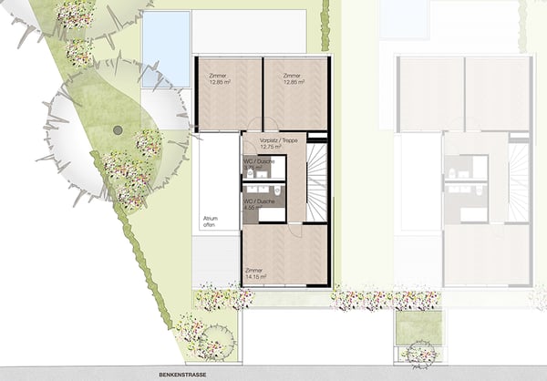 Exklusives Atrium-Einfamilienhaus an ruhiger Lage in Binningen - H1 5