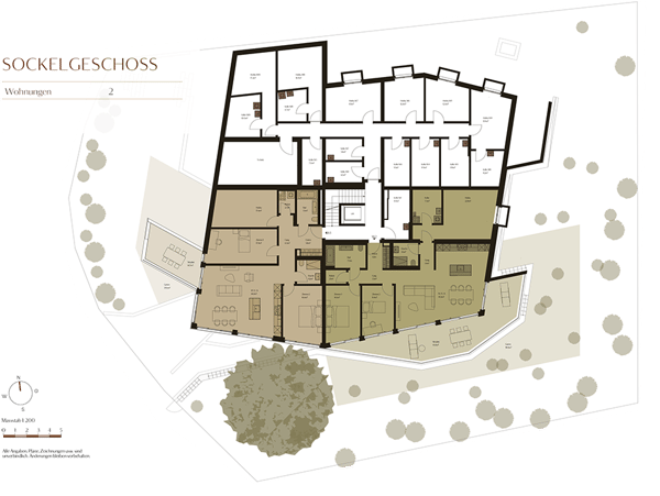 Exklusive, ruhige und moderne Geschosswohnung mit romantischem Balkon und Waldsicht - W7 8