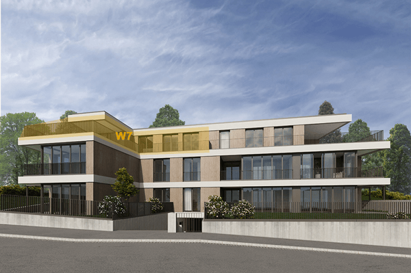Exklusive Attikawohnung mit grosser Attikaterrasse und hoher Energieeffizienz. Neue Preise! - W7 2
