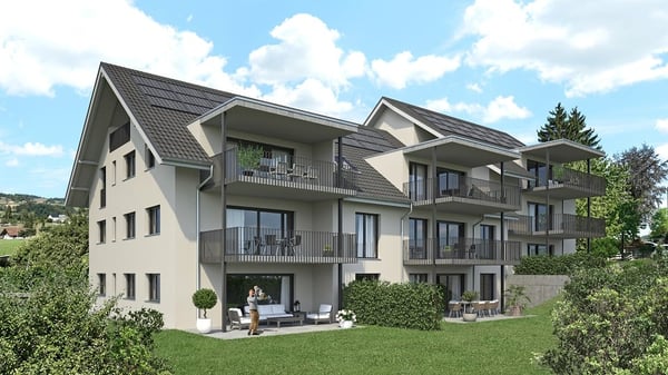 3.5-Zimmer-Dachwohnung mit Galerie, Balkon und Loggia im Rodacher 5