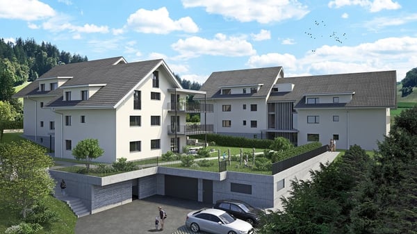 3.5-Zimmer-Dachwohnung mit Galerie und sonnigem Balkon im Rodacher 5