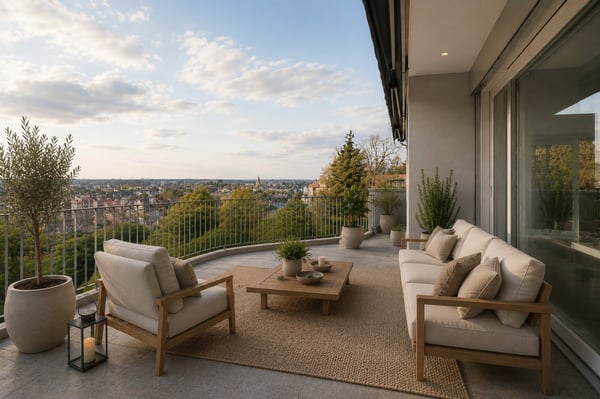 Attika-Maisonette mit unverbaubarem Weitblick über Binningen & Basel 5