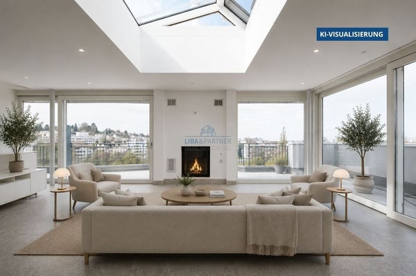 Attika-Maisonette mit unverbaubarem Weitblick über Binningen & Basel 3