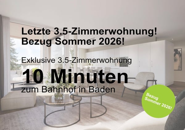 Letzte 1.5-Zimmer-Wohnung!