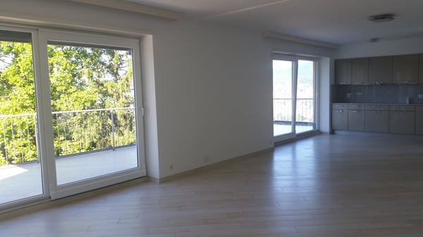 Luminoso attico di 1.5 locali con vista panoramica a Ruvigliana 6