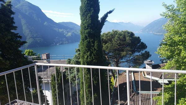 Luminoso attico di 1.5 locali con vista panoramica a Ruvigliana 10