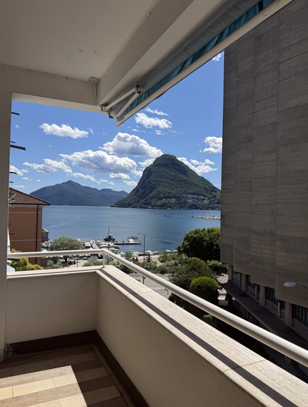 Lugano-Cassarate. Affittiamo appartamento 4.5 locali vista lago 1