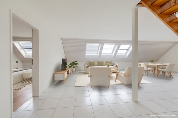 Wohnen auf zwei Ebenen mit Galerie und eigener Loggia 2