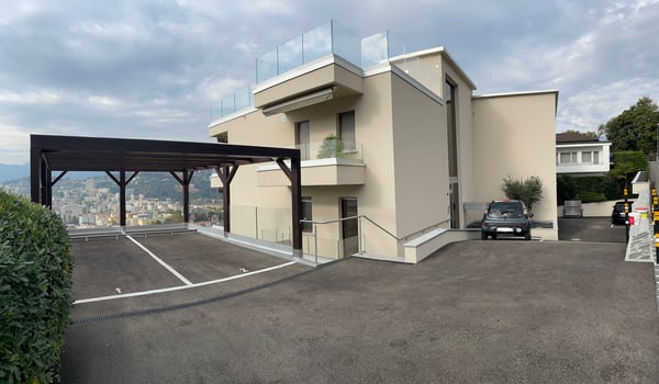Affittasi splendido 5.5 locali attico vista lago a Viganello