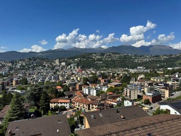 Affittasi splendido 5.5 locali attico vista lago a Viganello 6