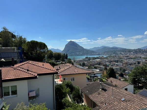 Affittasi splendido 5.5 locali attico vista lago a Viganello 4