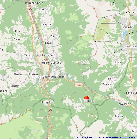 Baugrundstück Rosacher in Mutten- Gemeinde Thusis 12