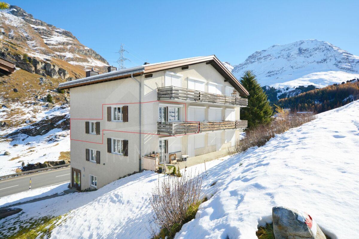 Immobilie in Bivio - 4½Zi.-FerienwohnungbeiderSkipisteinBivio - Bild 0