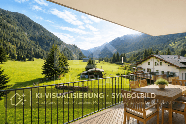 3½ Zi.-Wohnung mit Balkon & freie Bergsicht 2