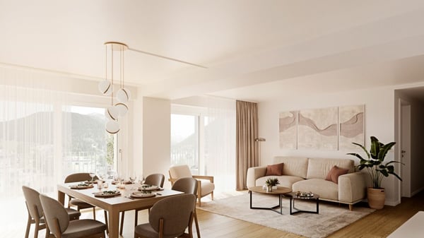 ZWEITWOHNUNG - 3.5-Zimmer-Wohnung Nr. 24 - Residence Promenade 136 8
