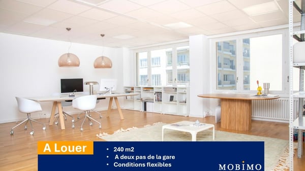 Bureau de 280 m2 en face de la gare de Lausanne 1