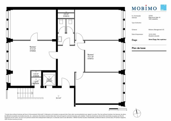 Bureau de 130 m2 à louer à côté de la gare 6