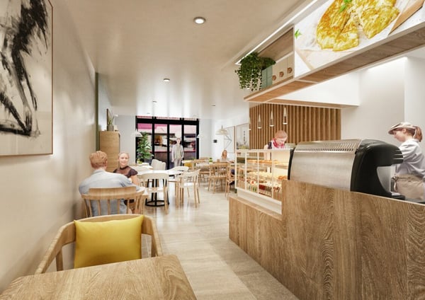 Arcade commerciale de 52 m2 avec mezzanine de 41 m2 2