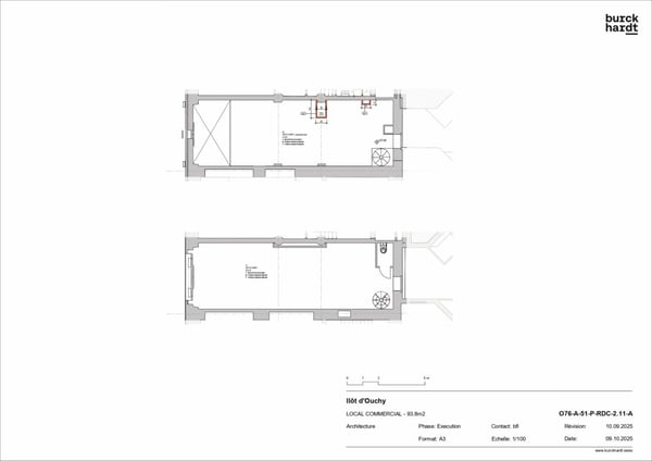 Arcade commerciale de 52 m2 avec mezzanine de 41 m2 3