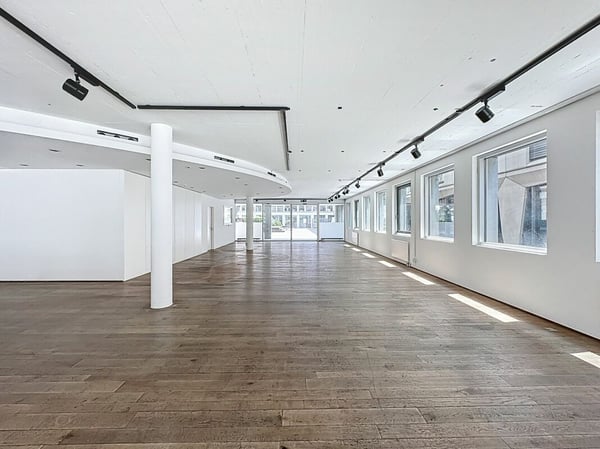 Magnifique arcade commerciale, 490m2, Quartier du Flon 3