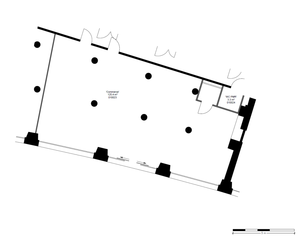 Arcade commerciale de 125m2, Quartier du Flon
