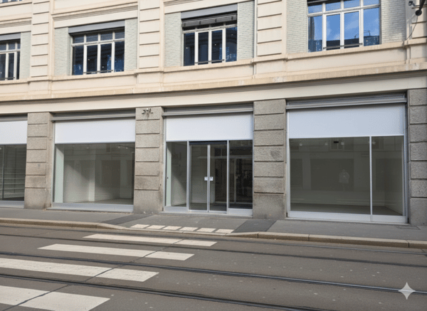 Arcade commerciale de 150m2, Quartier du Flon 1