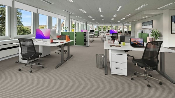 Inspirierendes Büro mit Sicht ins Grüne 16