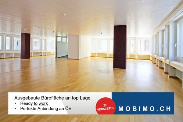 Lichtdurchflutete Mietfläche mit Blick in den ruhigen Innenhof 1