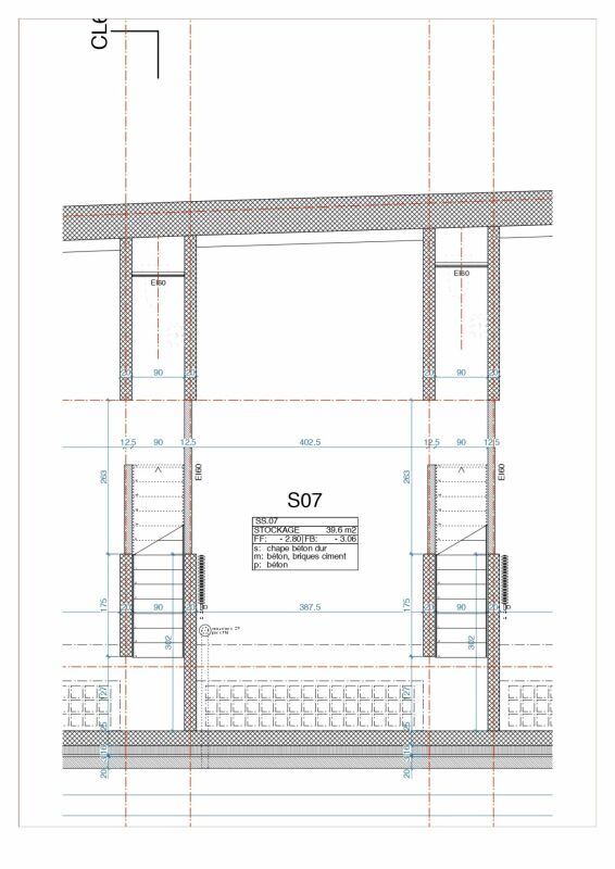 Arcade commerciale de 75 m2 en centre-ville