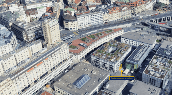 Surface de loisirs/services de 455m2 - Rue de Genève 7 10
