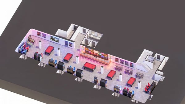 Surface de loisirs/services de 455m2 - Rue de Genève 7 5