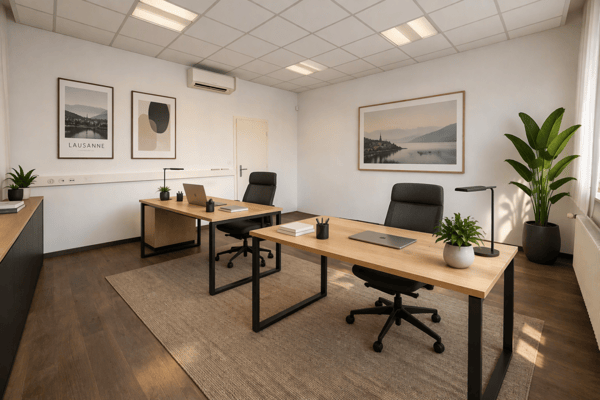 Bureaux 140m2 en RDC, idéalement situés, Eaux-Vives 2