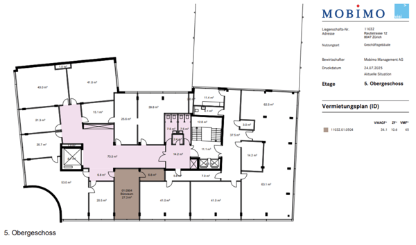 Büroraum mit Archiv 10m2 2