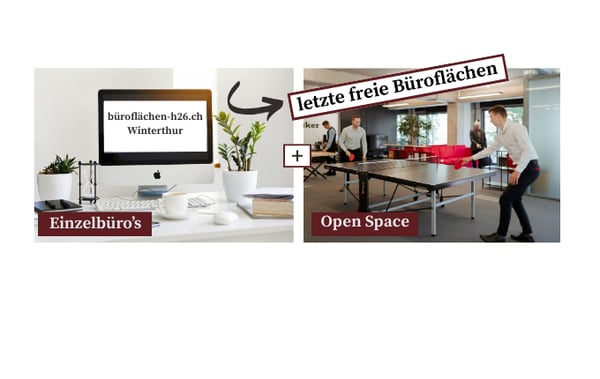 Büro's in unterschiedlichen Grössen mit Parkplätzen in Winterthur (Quartier Grüze/Seen) 4