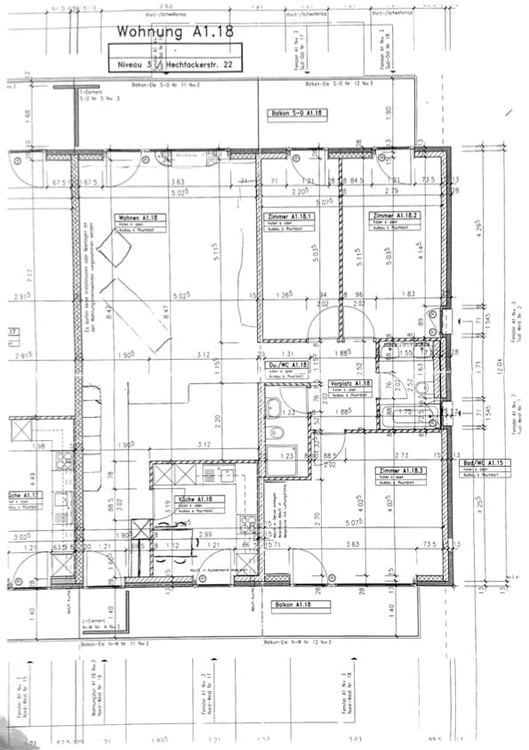 1.5 Zimmer - 140m² (197m² ) Hobbyraum, Tiefgarage + Aussenparkplatz, zwei Balkone, Waschküche usw. 16
