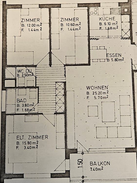 Grosszügige Wohnung an ruhiger Lage 8