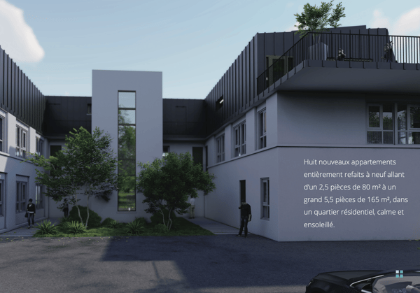 Promotion Les TILLEULS en PPE Magnifique appartement de 1 pièces dans un immeuble neuf en attique 3