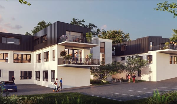 Promotion Les TILLEULS en PPE Magnifique appartement de 1 pièces dans un immeuble neuf en attique 1