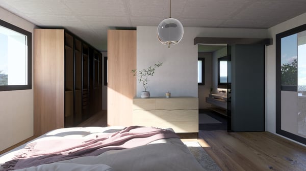 Luxuriöse, exklusive 1.5-Zimmer-Dachwohnung in Murten - Blick über die Dächer von Murten 4