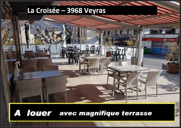 RESTAURANT exceptionnel avec terrasse à Veyras 2