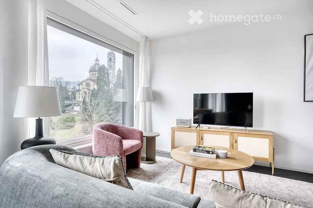 Bild Moderne 4.5-Zimmer-Wohnung mit Stadtblick in Zürich Enge